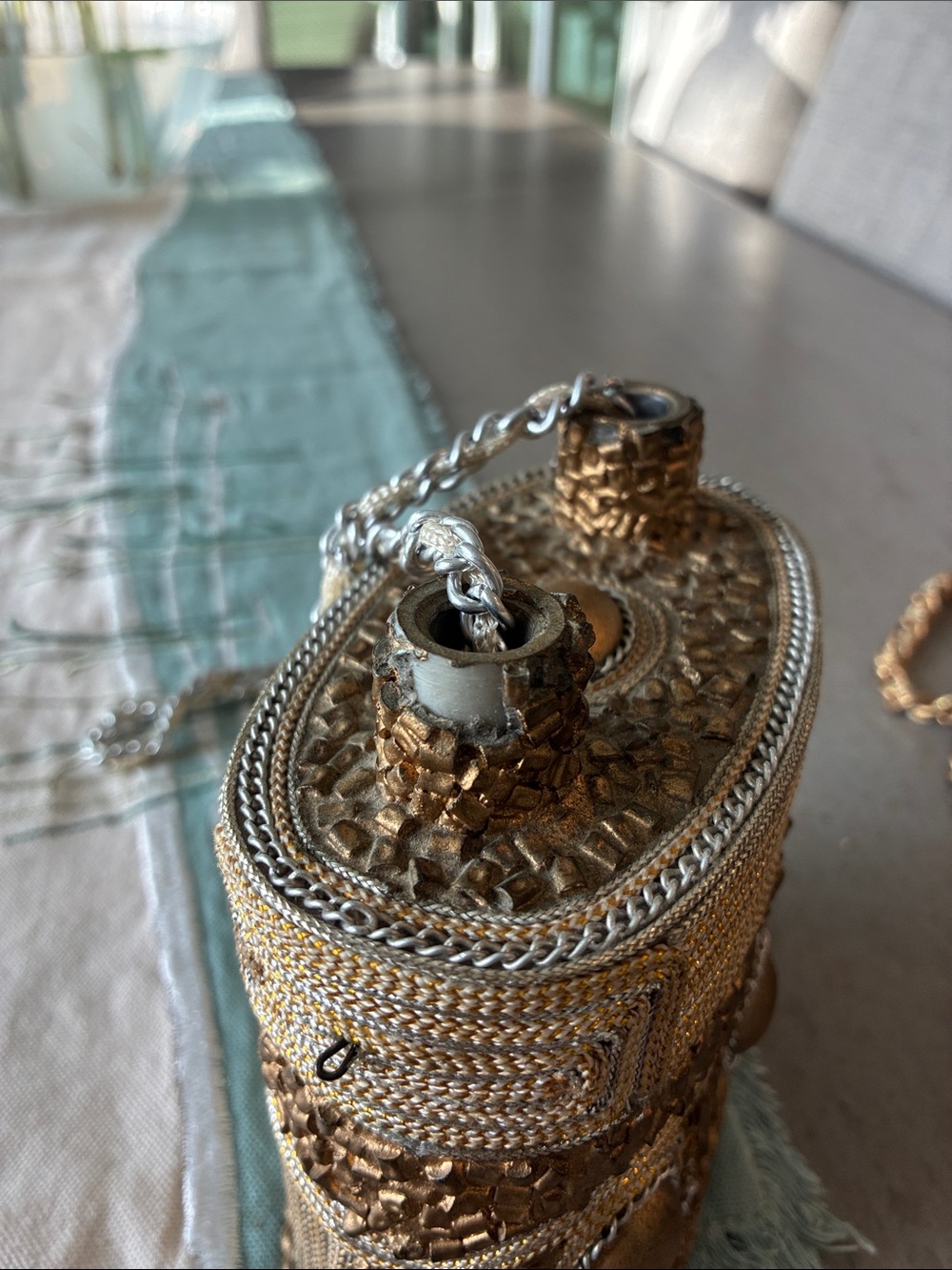 Mary Frances Gold and Navy Embellished Mini Crossbody Set - Picture 16 of 16